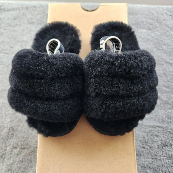 Ugg Fluffy Slides for toddler Size 6 - Picture 4 of 7